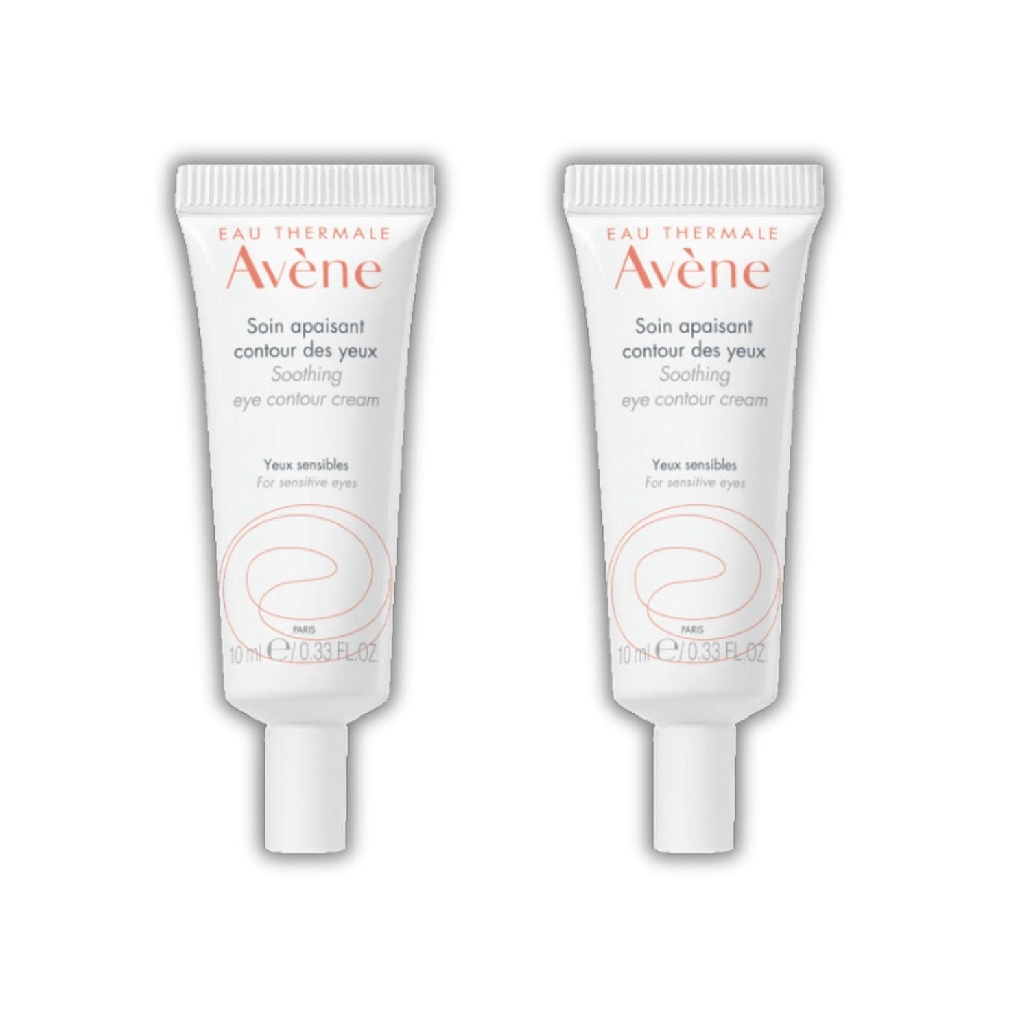 Avene Soothing Care Cream for Eye Contour 10 ml -2 Pack