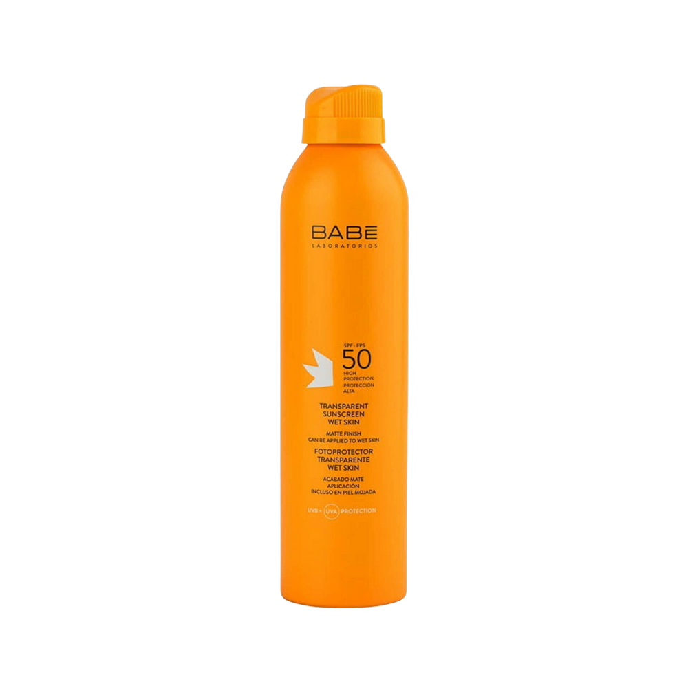 Babe Transparent Sunscreen Wet Skin Spf 50 Sun Spray 200 ml