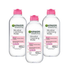 Garnier Skin Active Micellar Cleansing Water All-in-1  400 ml / 13.5 fl oz 3 Pack