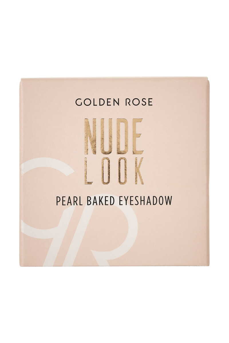 Golden Rose Nude Look Pearl Baked Eyeshadow - 01 Ivory