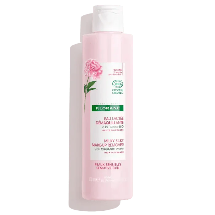 Klorane Organic Peony Extract Silky Milk Make-up Remover for Sensitive Skin 200 ml