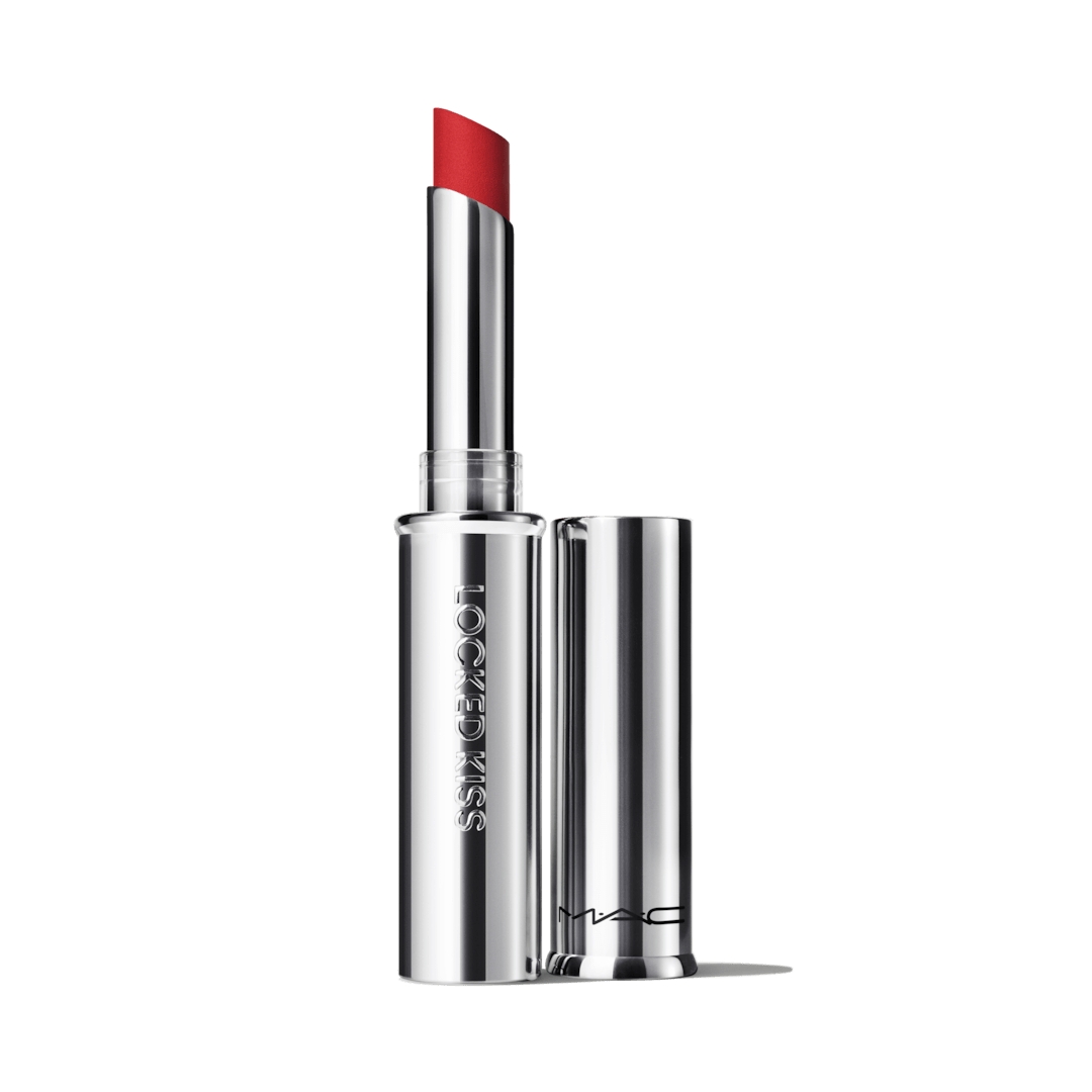 Mac Locked Kiss 24HR Matte Lipstick-Ruby True
