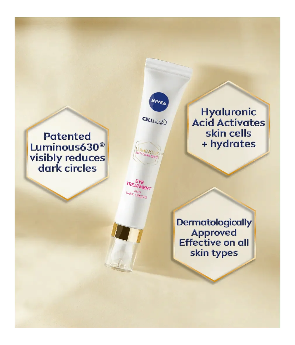 Nivea Cellular Luminous 630 Anti-Dark Circle SPF50 Eye Cream 15ml / 0.5 fl.oz