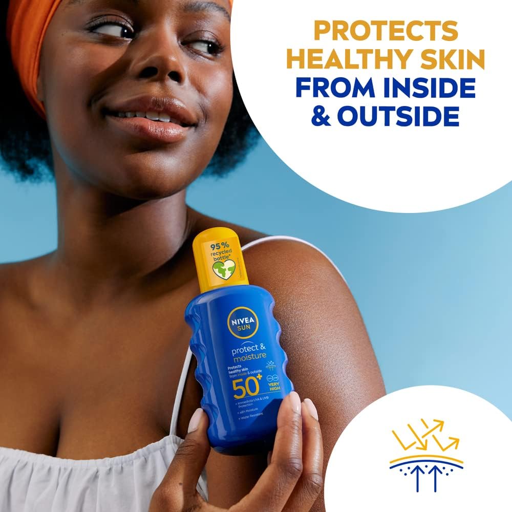 Nivea Sun Protect & Moisture Sun Cream Spray SPF50+ 200ml / 6.8 fl.oz