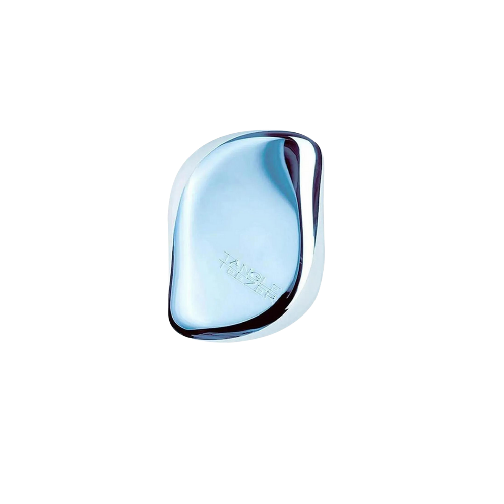 Tangle Teezer Compact Styler Baby Blue Chrome Hair Brush
