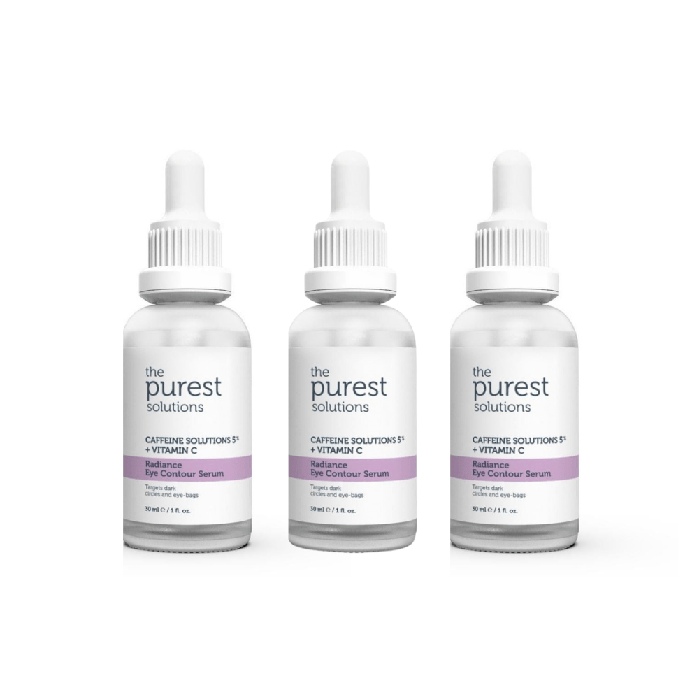 The Purest Solutions Under Eye Anti-Puffiness and Dark Circles Treatment Serum 30ml 3 Pack