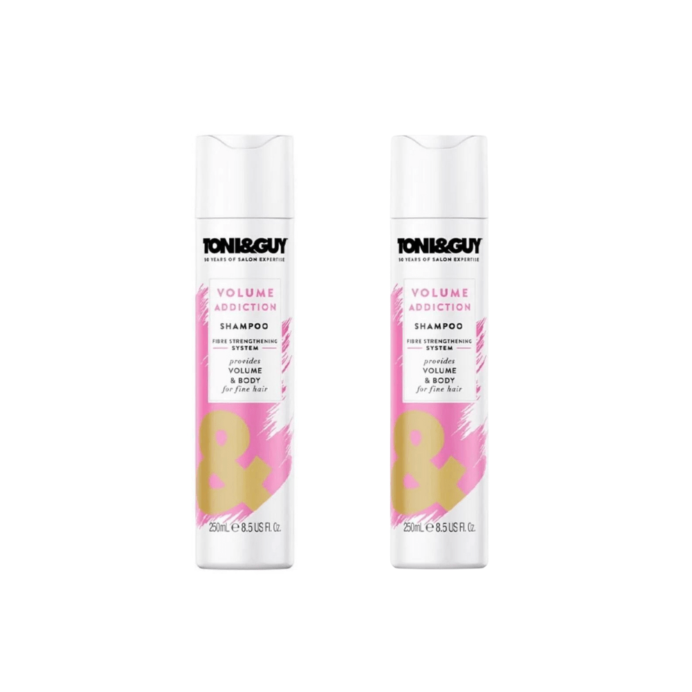 Toni & Guy Volume Addiction Shampoo Volumizing Shampoo for Fine Hair 250 ml 2 Pack