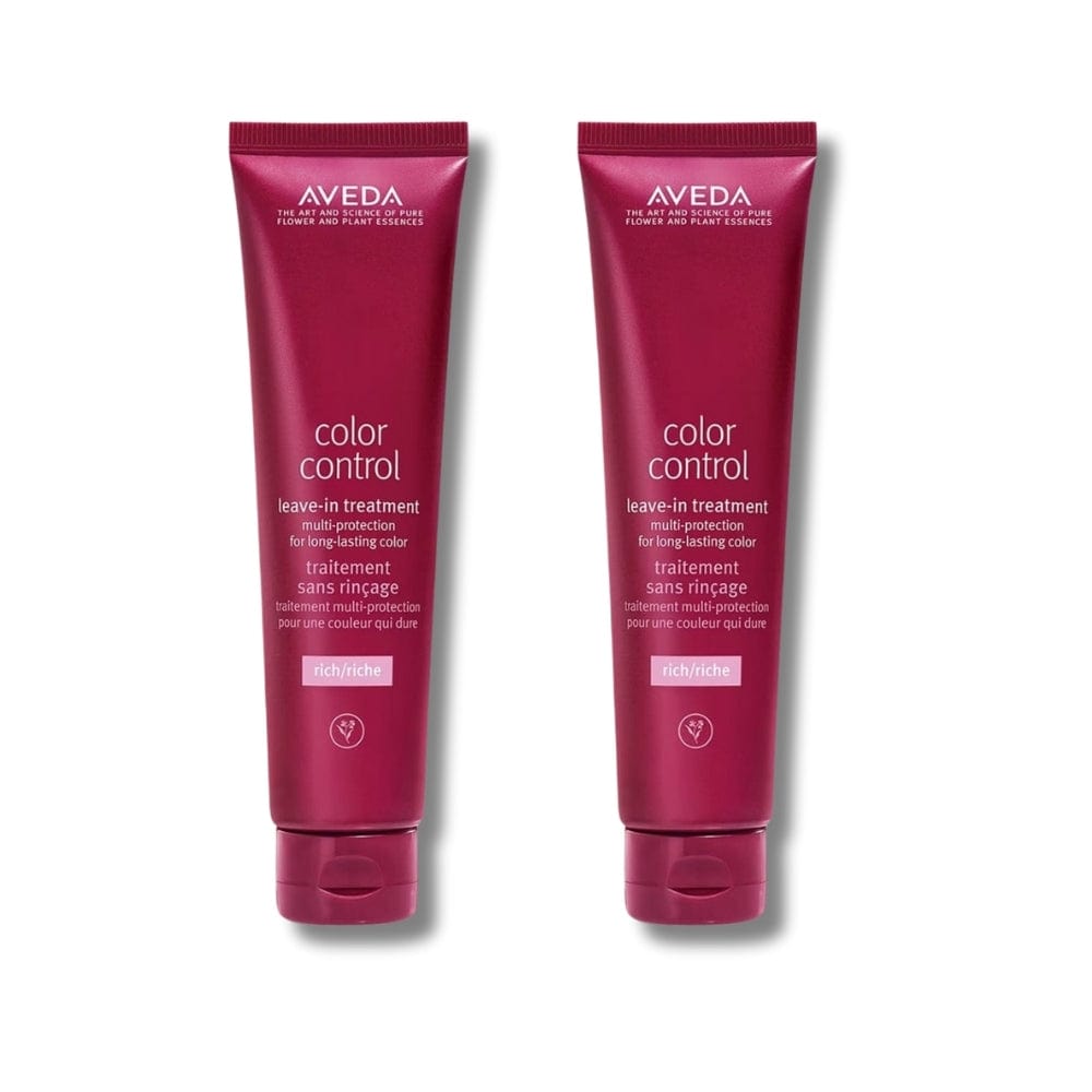 Aveda Color Control Leave In Treatment Rich Leave In Conditioner for Dyed Hair 100 ml -2 Pack