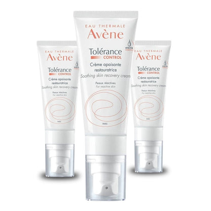 Avene Tolerance Control Soothing Skin Recovery Cream 40 ml -3 Pack
