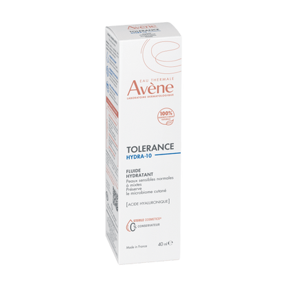 Avene Tolerance Hydra-10 Hydrating Fluid Cream 40 ml -3 Pack