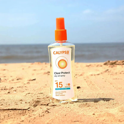 Calypso Clear Protect Spray For Wet/dry Skin Spf15 200ml -2 Pack
