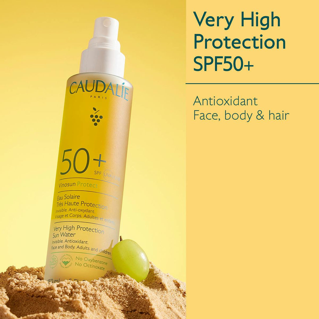 Caudalie Vinosun Protect Spf 50 Sun Water 150 ml
