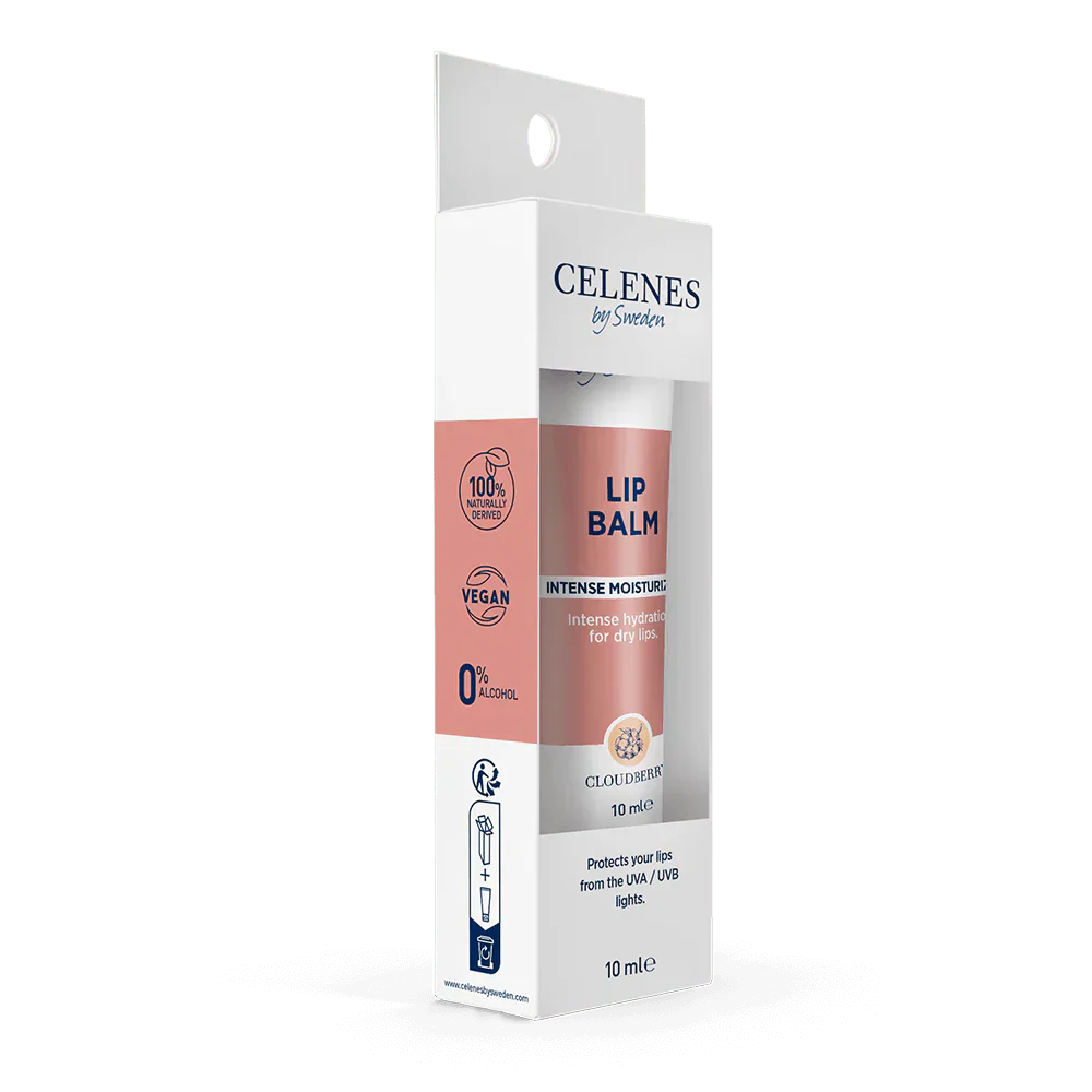 Celenes by Sweden Cloudberry Intense Moisturizing Lip Balm 10 ml -3 Pack