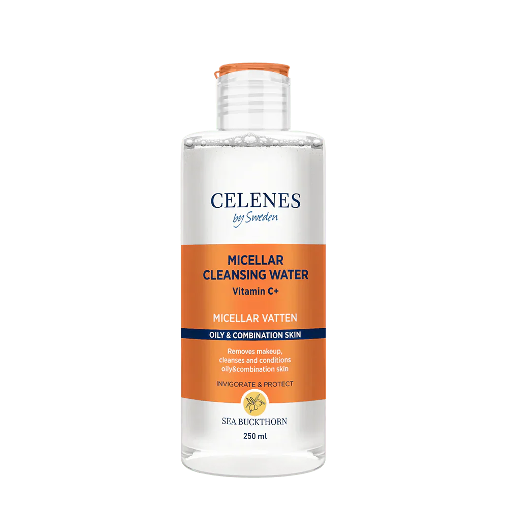 Celenes by Sweden Sea Buckthorn Micellar Cleasing Water 250 ml / 8.5 fl oz