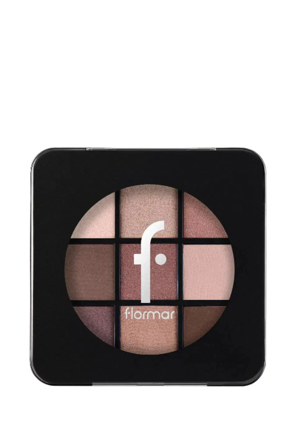 Flormar 9-pack Compact Eyeshadow Palette with Creamy Texture & Matte Finish/Shimmer 9g - 004 Follow Your Heart