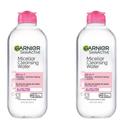 Garnier Skin Active Micellar Cleansing Water All-in-1  200 ml / 6.8 fl oz 2 Pack
