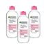 Garnier Skin Active Micellar Cleansing Water All-in-1  200 ml / 6.8 fl oz 3 Pack