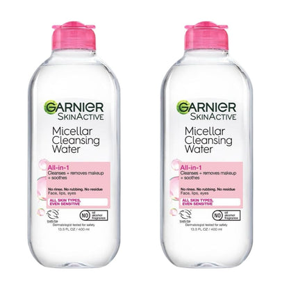 Garnier Skin Active Micellar Cleansing Water All-in-1  400 ml / 13.5 fl oz 2 Pack