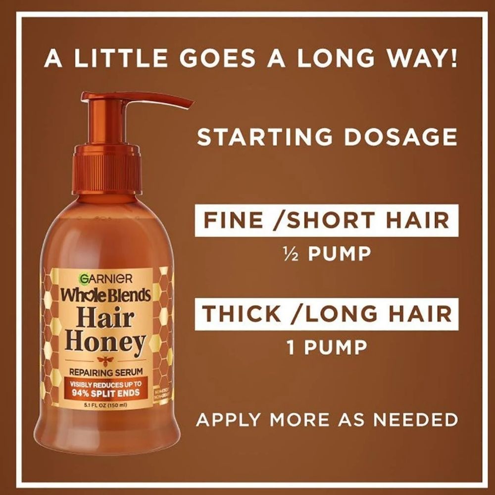 Garnier Whole Blends Honey Extract Repair Hair Serum 150 ml
