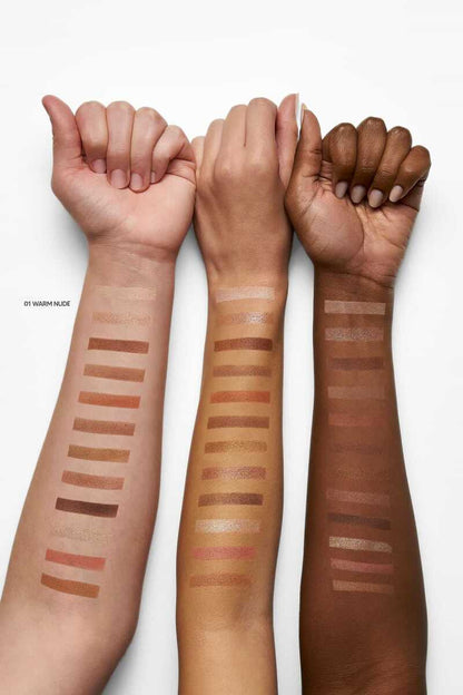 Golden Rose City Style Face and Eye Palette - 01 Warm Nude