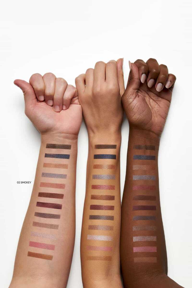 Golden Rose City Style Face and Eye Palette - 02 Smokey