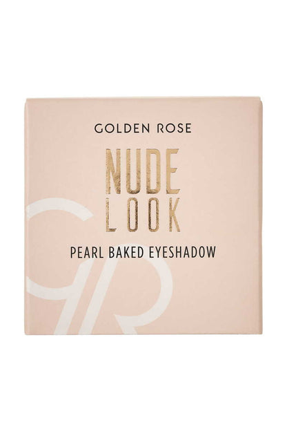 Golden Rose Nude Look Pearl Baked Eyeshadow - 01 Ivory