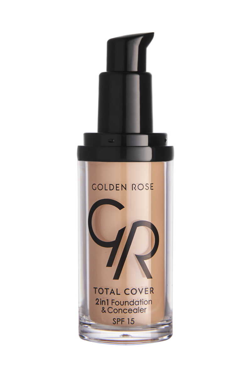 Golden Rose Total Cover 2 in 1 Foundation & Concealer - 07 Natural
