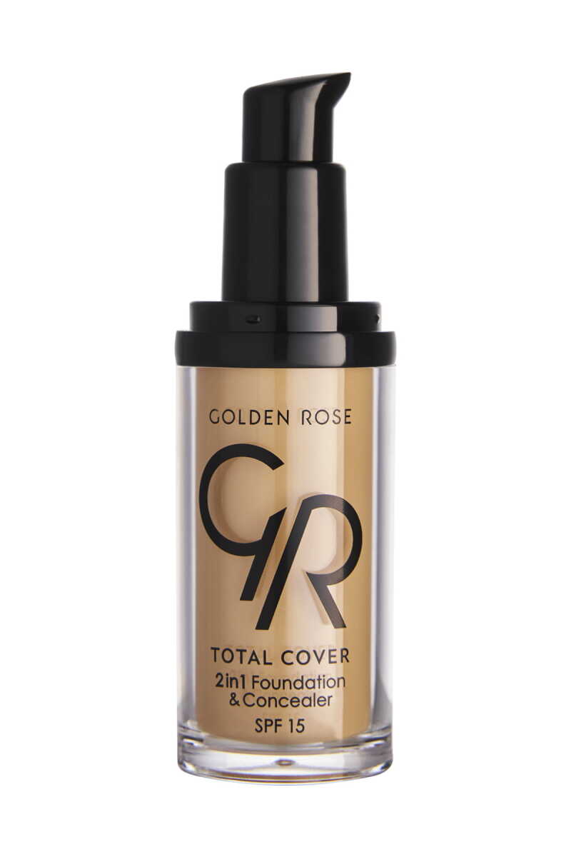 Golden Rose Total Cover 2 in 1 Foundation & Concealer - 23 Medium Yellow Beige