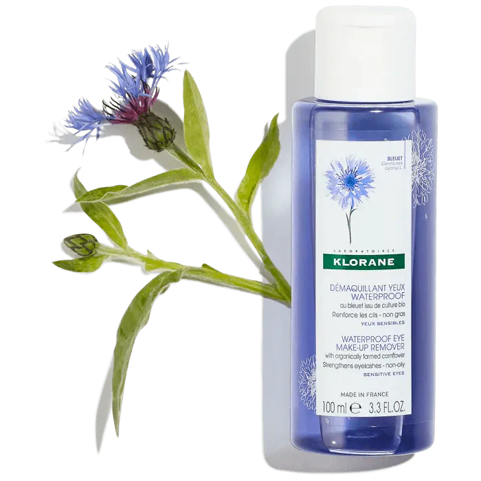 Klorane Dual Phase Waterproof Eye Make-Up Remover 100 ml -2 Pack