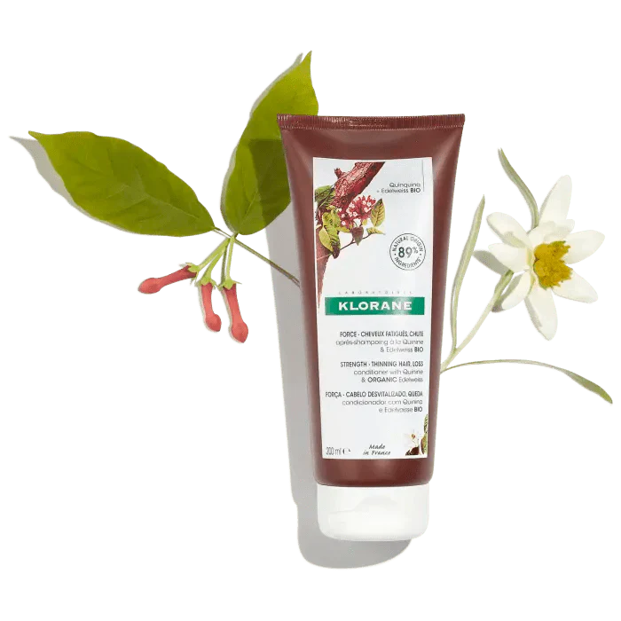 Klorane Quinine and Organic Love Flower Extract Strengthening Conditioner 200 ml -2 Pack