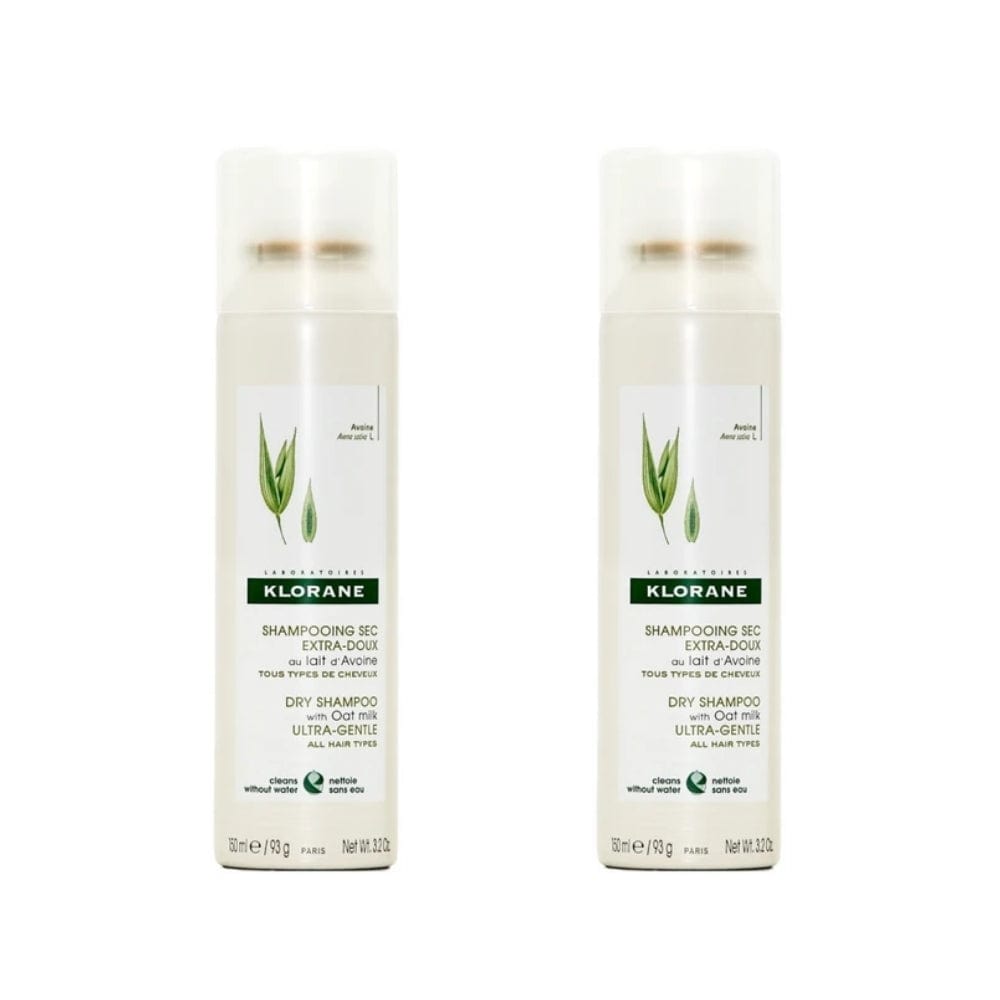 Klorane Ultra Sensitive Dry Shampoo with Oats 150 ml -2 Pack