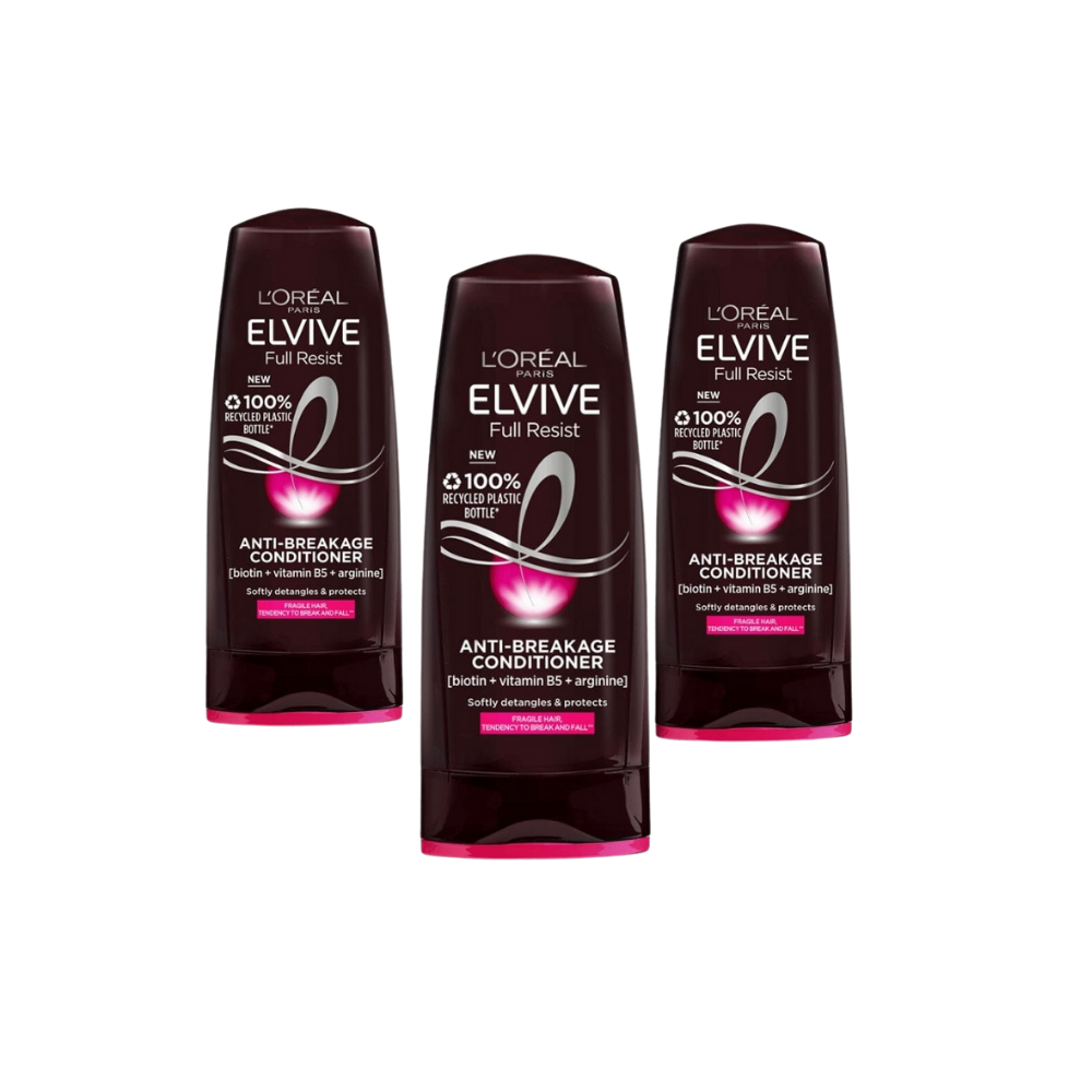 Loreal Paris Elseve Complete Resistance Anti-Shedding 2-in-1 Conditioner 390 ml 3 Pack