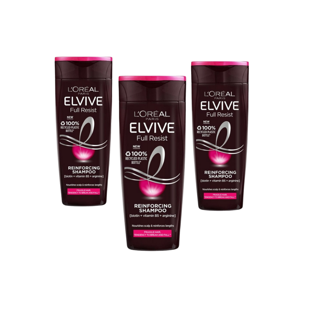 Loreal Paris Elseve Complete Resistance Anti-Shedding 2-in-1 Shampoo 360 ml 3 Pack