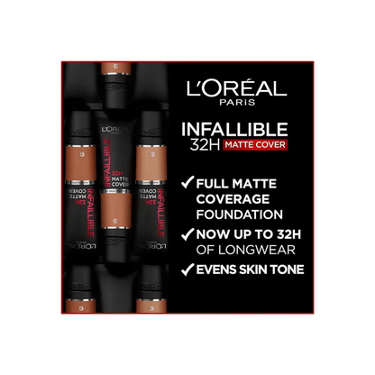 Loreal Paris Infaillible 32 H Matte Cover High Coverage Foundation 30 ml - 175 Cold Undertone