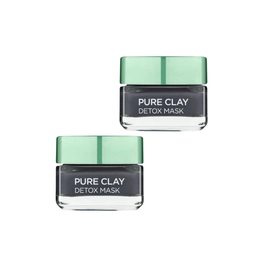 Loreal Paris Pure Clay Detox Mask 50 ml 2 Pack