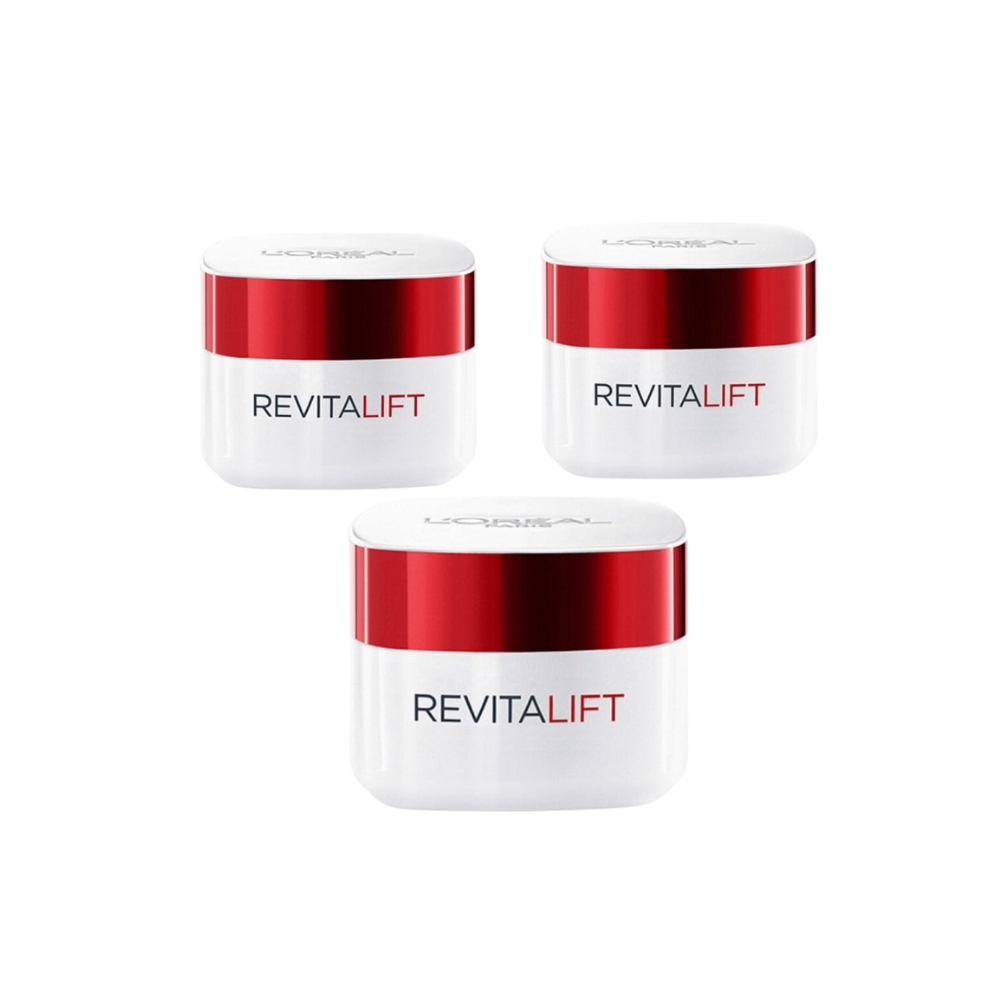 Loreal Paris Revitalift Anti-Wrinkle + Extra Firming Eye Cream 15ml 3 Pack