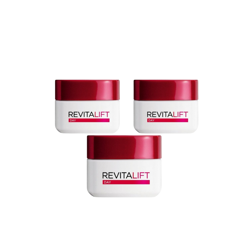 Loreal Paris Revitalift Anti-Wrinkle Firming Day Cream 50 ml 3 Pack