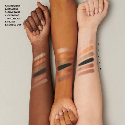 Mac Connect In Colour Eye Shadow Palette -Bronze Influence