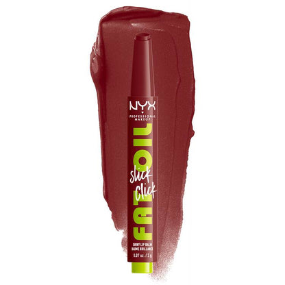 NYX Professional Makeup Fat Oil Slick Click Gloss Lip Balm - 11 In a Mood-Wine