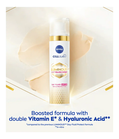 Nivea Cellular Luminous 630 Anti-Dark Spot Day Cream Face Moisturiser SPF50 40ml/ 1.35 fl.oz