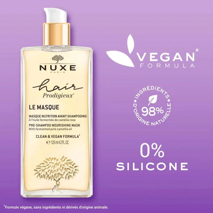 Nuxe Hair Prodigieux Pre Shampoo Nourishing Nourishing Hair Mask 125 ml