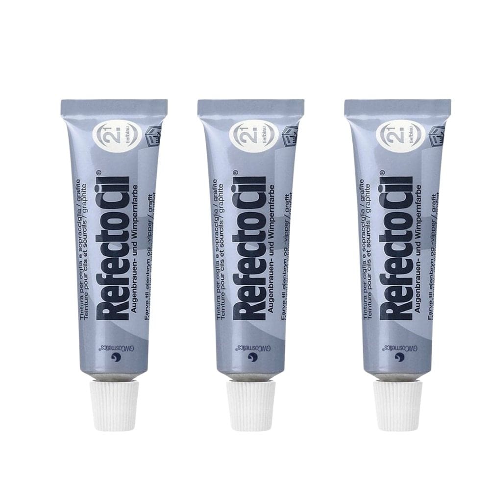 RefectoCil Eyebrow and Eyelash Dye No:2.1 Blue 15 ml 3 Pack