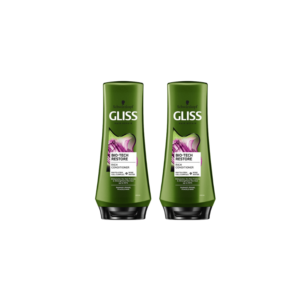 Schwarzkopf Gliss Conditioner Bio-tech 360 ml 2 Pack