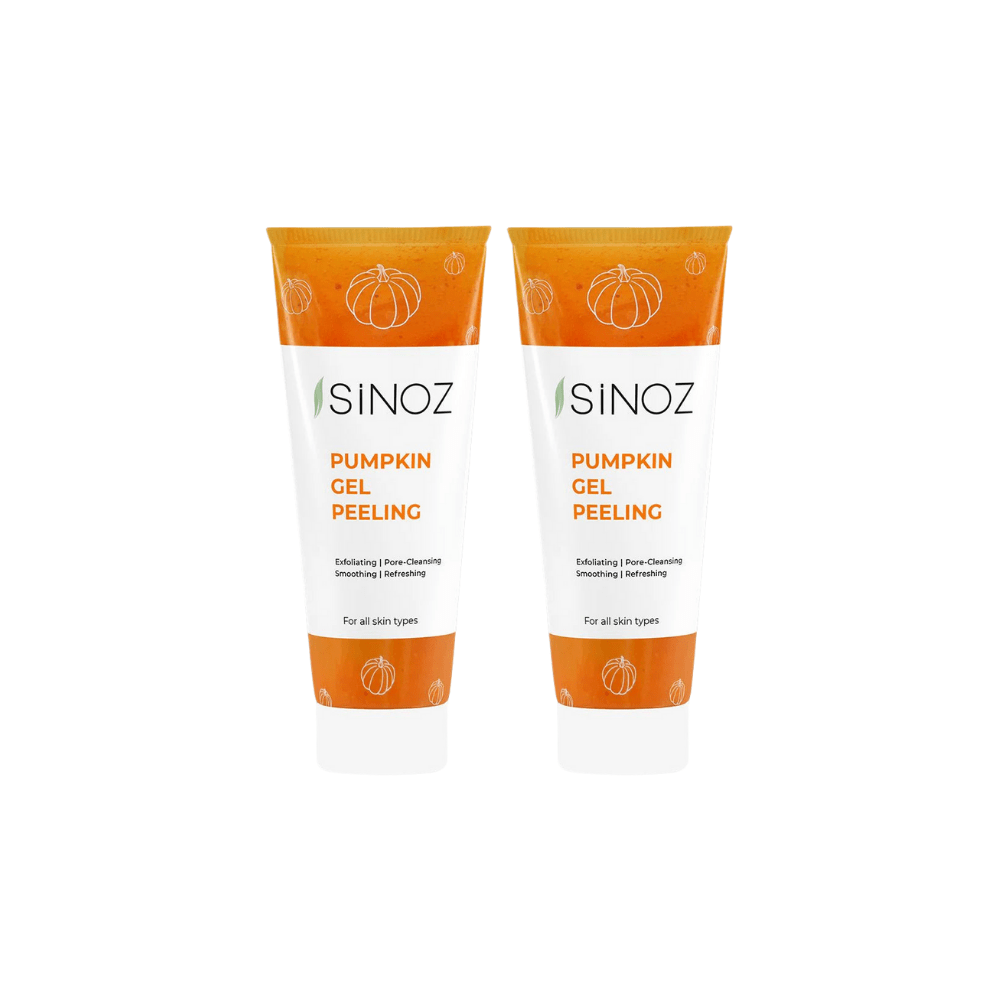 Sinoz Pumpkin Gel Face Scrub With Pumpkin Extract 100ml 2 Pack