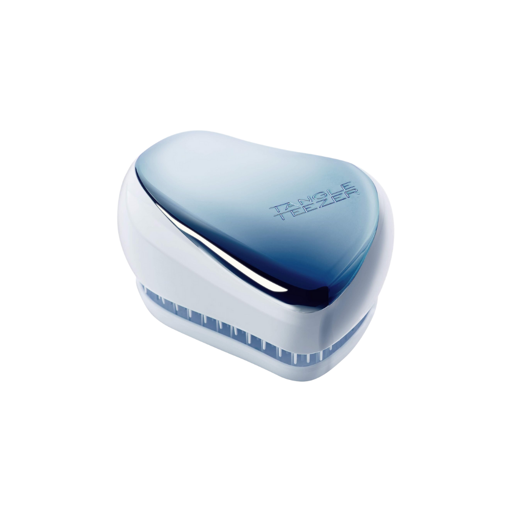Tangle Teezer Compact Styler Baby Blue Chrome Hair Brush