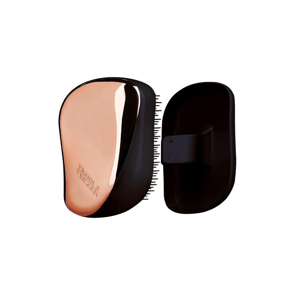 Tangle Teezer Compact Styler Rose Gold Black Hair Brush